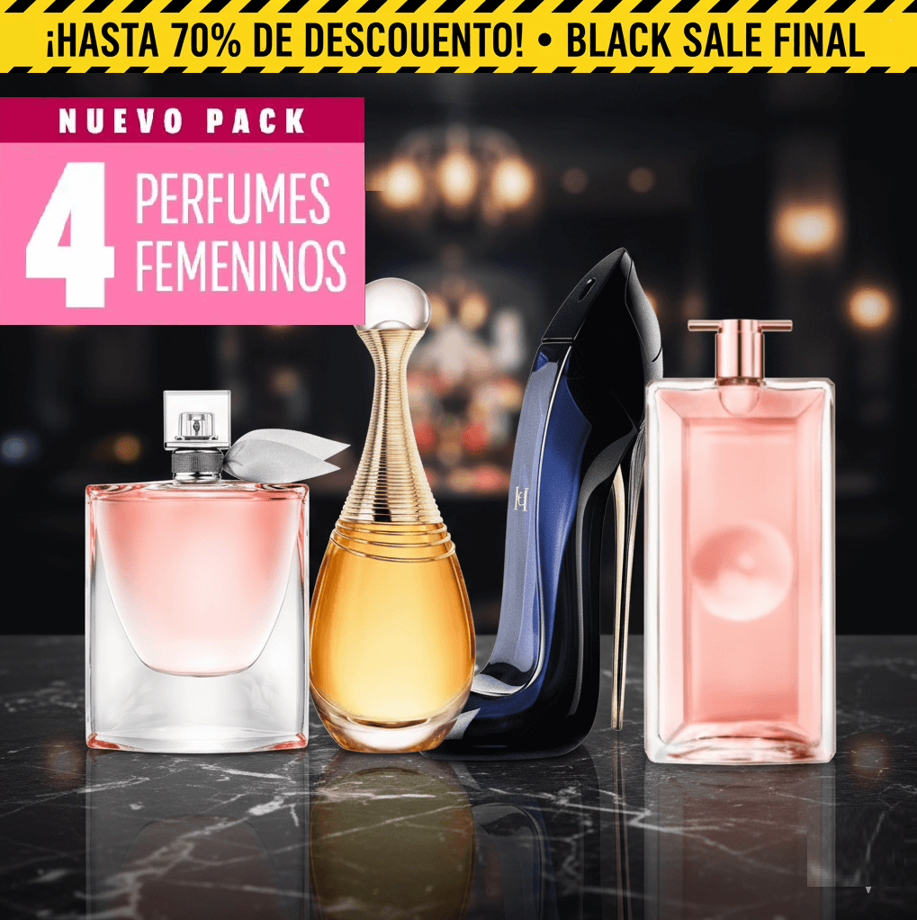 ¡PAGA 1 Y LLEVA 4! - Exclusivo Kit de Perfumes Premium.